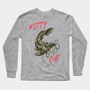 Kitty cat fish Long Sleeve T-Shirt